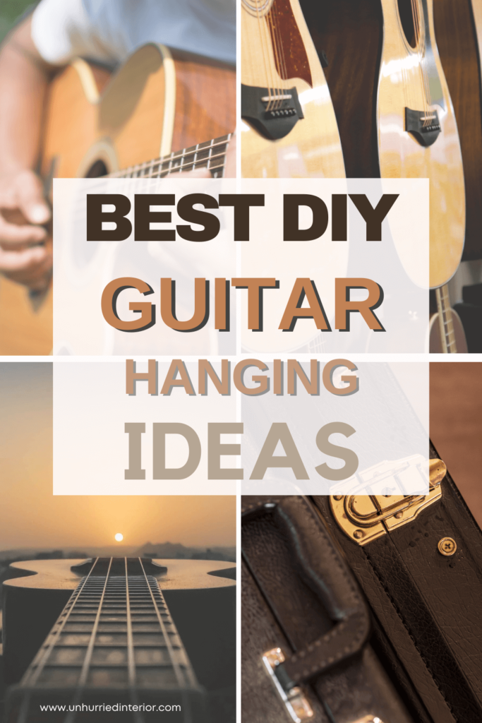 best diy guitar hanging ideas