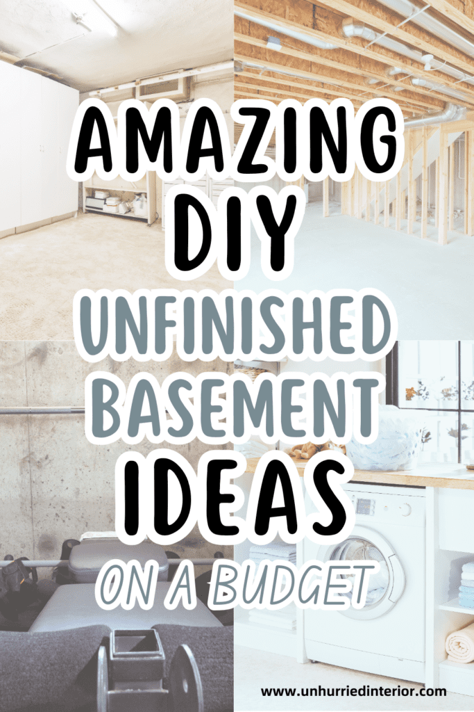 Amazing DIY Unfinished Basement Ideas