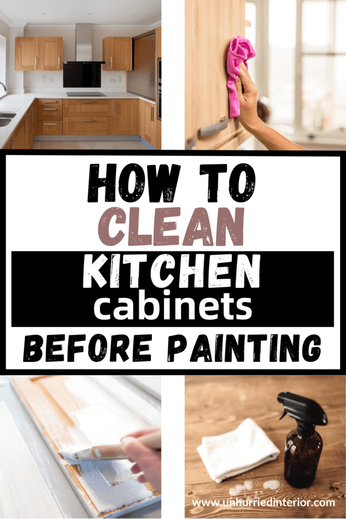 How to Clean Kitchen Cabinets Before Painting Unhurried Interior