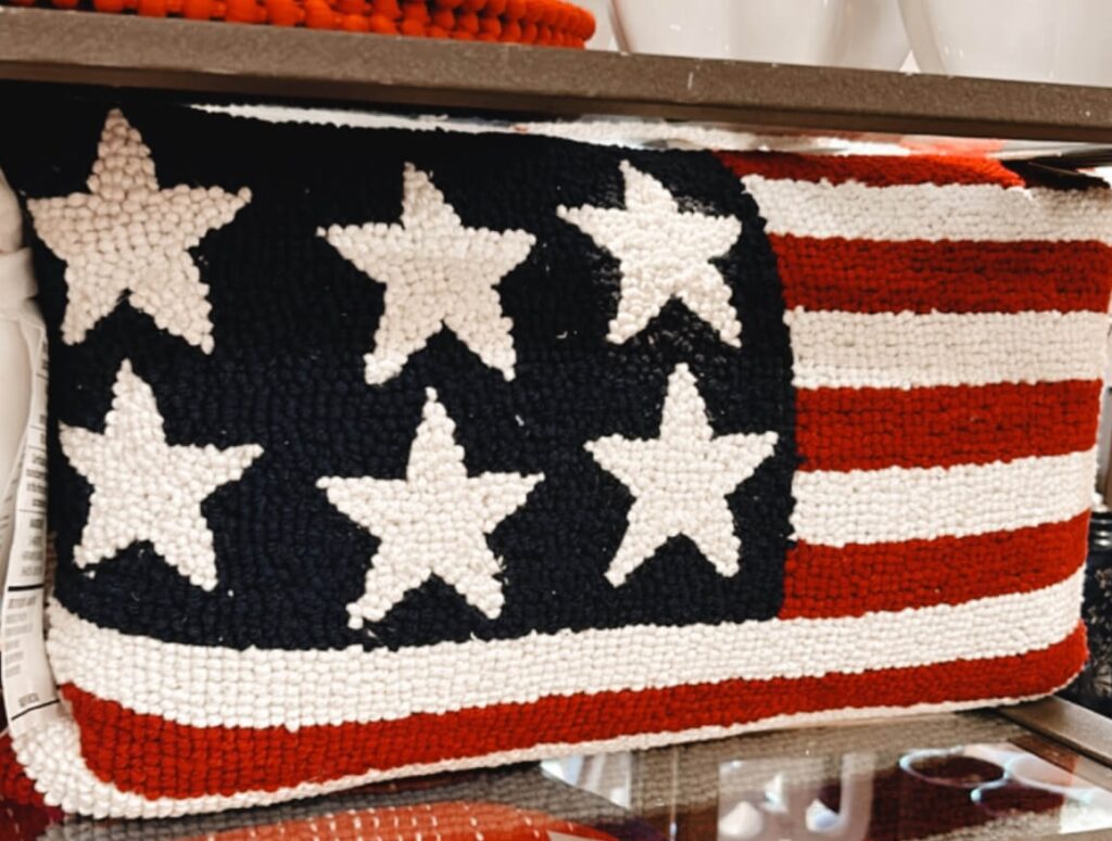 flag pillow