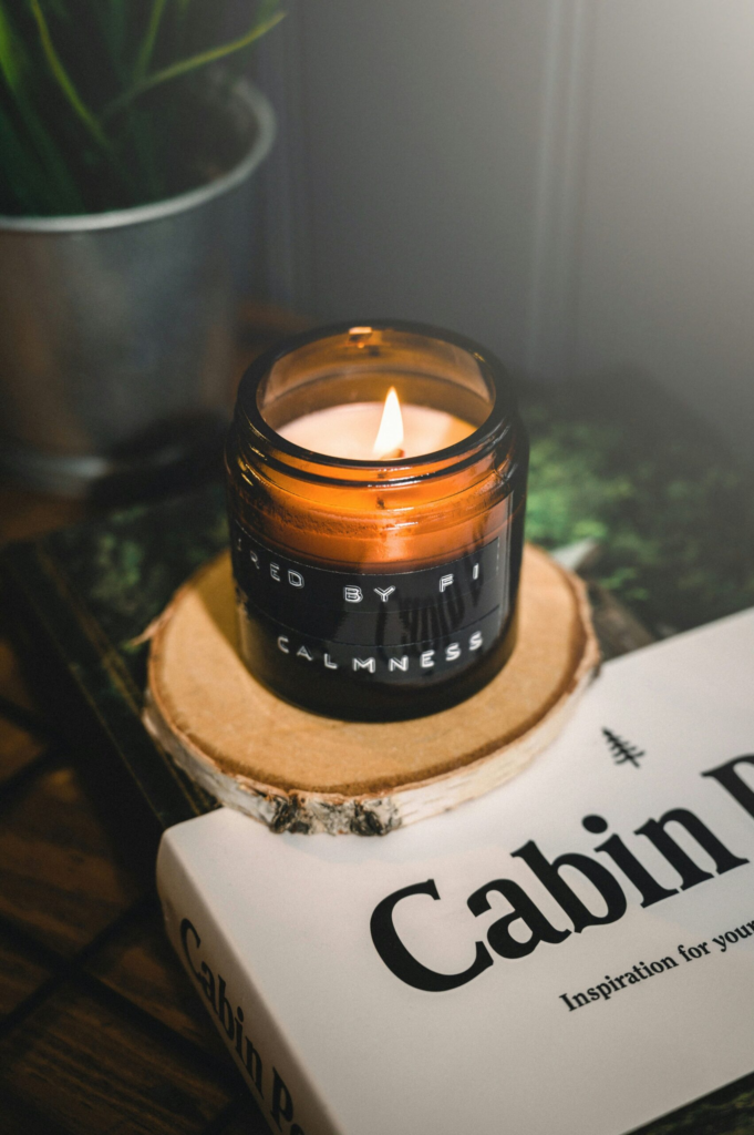 cozy cabin lighting ideas battery candles lantern rustic