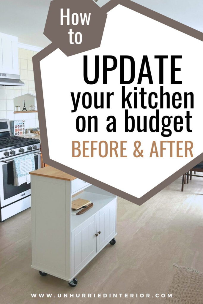 kitchen makeover before and after DIY on a budget