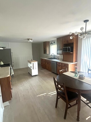 Sherwin-Williams Pure White kitchen walls white kitchen before and after