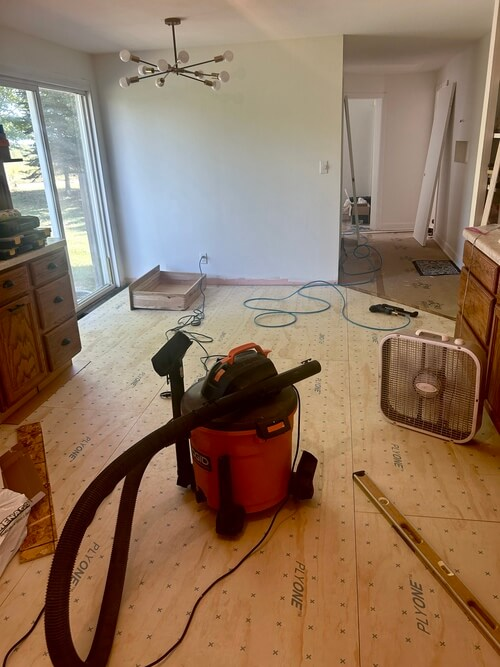 new flooring kitchen update budget-friendly